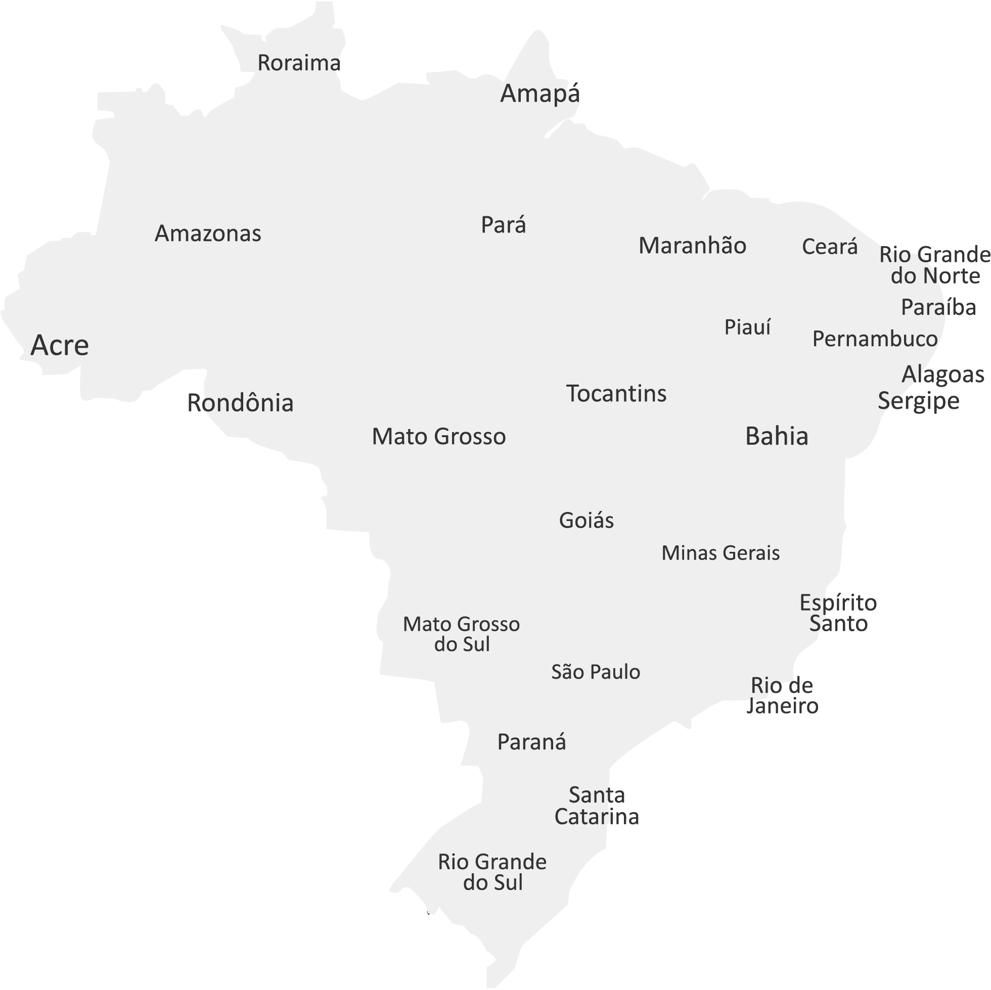 Mapa do brasil